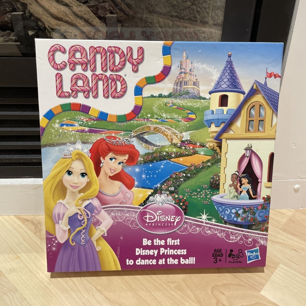 Candy Land Disney Princess Edition COMPLETE Hasbro 2012 Belle Cinderella